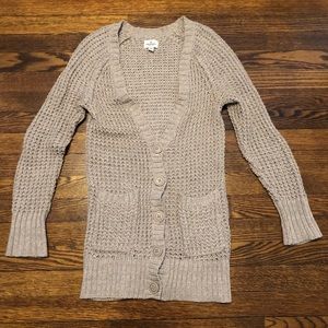 Long Sleeved V-Neck Cardigan